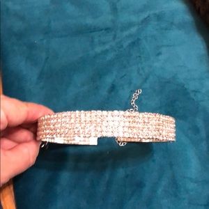 Rhinestone choker